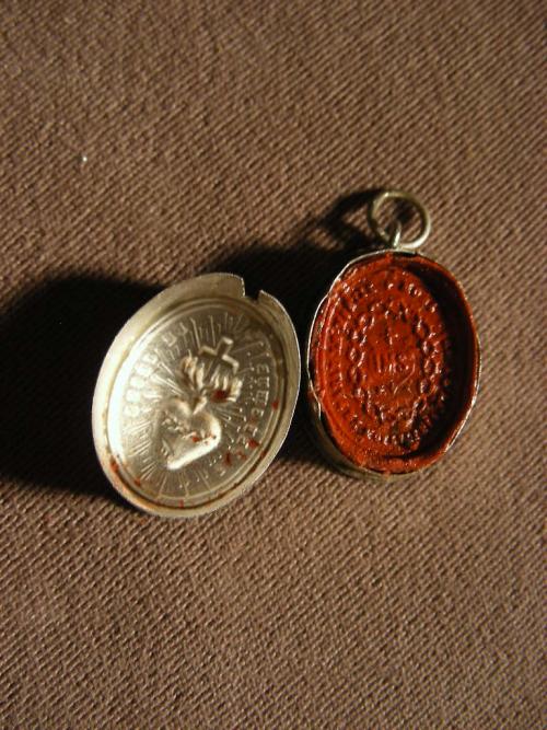 Relic St Marguerite Marie Alacoque, With document 1865.