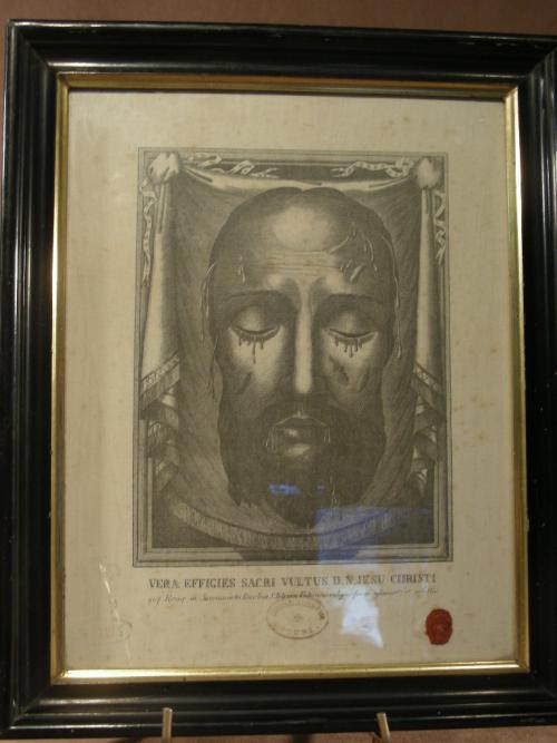 VEIL OF VERONICA Sudarium Holy Face of Our Lord Jesus Christ